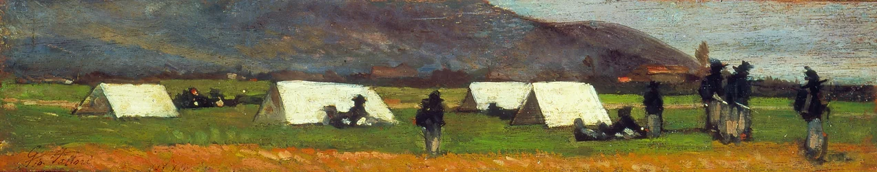 Camp des Bersaglieri, c.1860