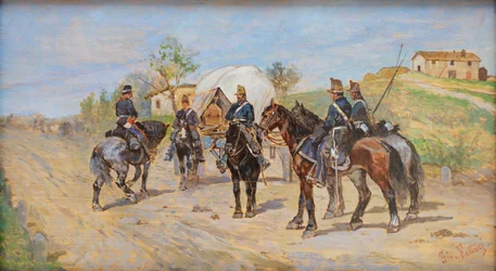 Cavalerie au repos