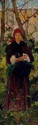 Femme étrusque, vers 1865