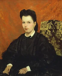 Portrait de sa première femme, par Giovanni Fattori (1825-1908)