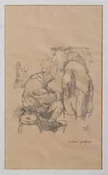Femmes au marché 1918