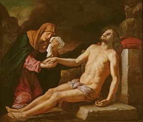 Jésus pleuré par la Vierge