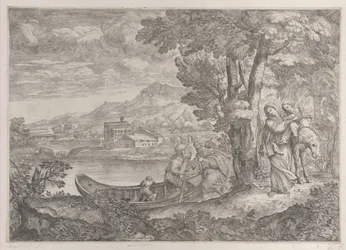 Paysage avec la fuite en Égypte, 1626-80