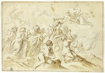 Les bienheureux montant au ciel