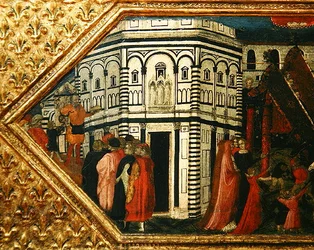 Cassone décoré d
