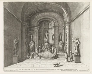 Fontaine de Bacchus dans la Villa d