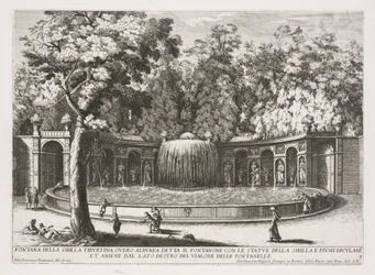 Les fontaines de Rome, Livre IV, planche 7 : Fontaine de la Sibylle Tiburtine