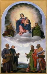 Madonna en gloire avec l