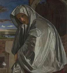 Marie Madeleine en route vers le tombeau du Christ