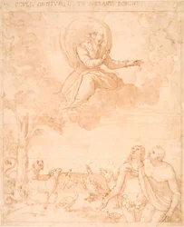 Dieu interroge Adam et Ève après la chute