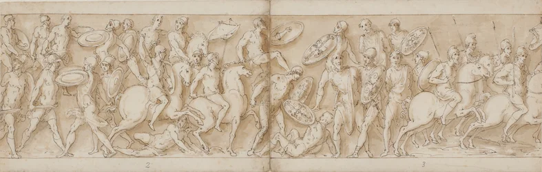 Attaque romaine (fin de LXXVI); les chefs barbares sont faits prisonniers (LXXVII); départ pour une bataille avec les Sarmates (début de LXXVIII)