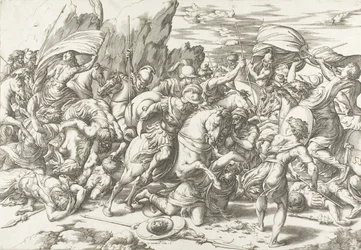 La bataille autour du bouclier et de la lance