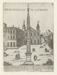 Obélisque du Latran derrière Saint-Jean-de-Latran à Rome