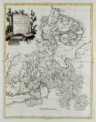La Laponie russe avec les gouvernements d