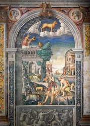 Fresque de Giovanni Maria Falconetto (1468-1535), Salle du Zodiaque, Palazzo D