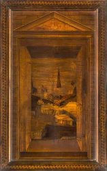 Chœur canonial en bois, incrusté par Giovanni Maria Platina 1484, stalle supérieure