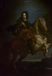 Portrait de Francesco Farnese à cheval