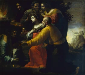 Le sacrifice de Noé après le déluge