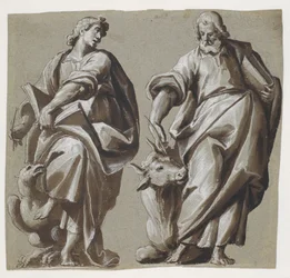 Les évangélistes Jean et Luc