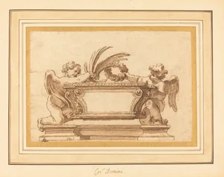 Étude pour un sarcophage reliquaire