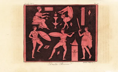 Danse pyrrhique, danse de guerre grecque antique
