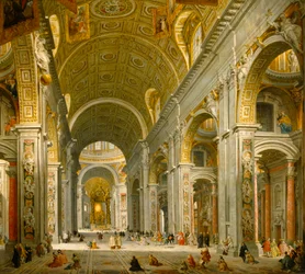 Intérieur de Saint-Pierre, Rome