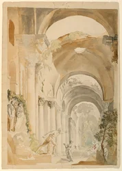 Ruines Romaines avec Figures