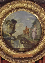 Ruines avec deux hommes, vers 1750-60