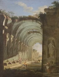 Ruines avec thermes