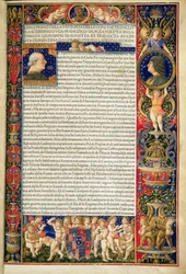 Frontispice de la copie de luxe de 