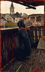 Sur le balcon