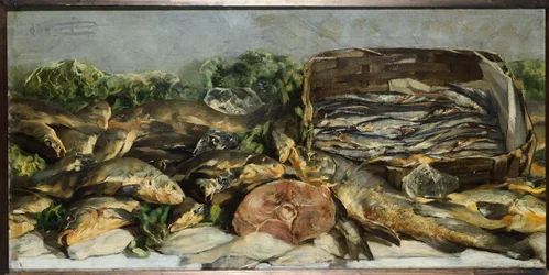Nature morte avec poisson