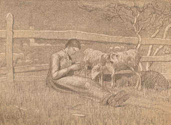 La Bergère, vers 1888