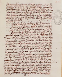 Page manuscrite d