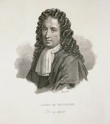 Écrivain et poète italien Erasmo di Valvasone par G. Stuppi, gravure