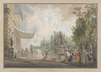 Villa Borghese, vers 1780