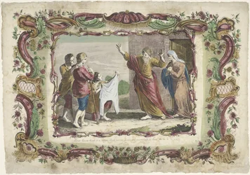 Le manteau ensanglanté de Joseph montré à Jacob (La vie de Joseph)
