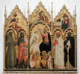 Couronnement de la Vierge avec des saints, vers 1420