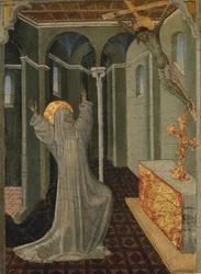 Sainte Catherine de Sienne recevant les stigmates, vers 1447-65