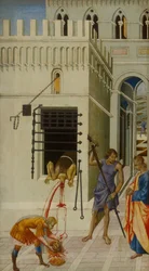 La décapitation de Saint Jean-Baptiste, 1455-1460
