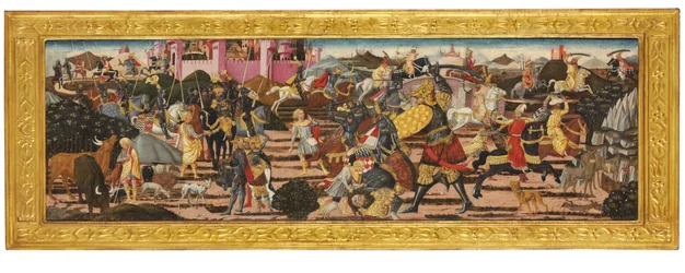 Le meurtre de Goliath, du devant d