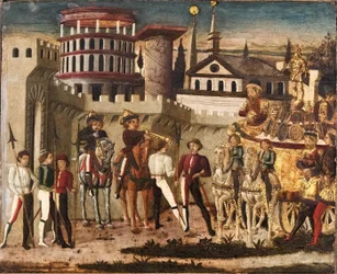 Scène de triomphe à l