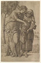 Judith et sa servante avec la tête d