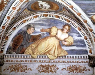 Tarquin et Lucrèce, lunette