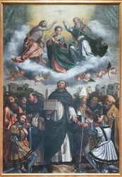 Le Couronnement de la Vierge et saint Dominique