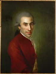 Ignaz von Born, ami et mécène de W. A. Mozart (huile sur toile)