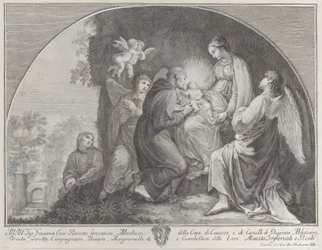 Adoration du Christ par Saint François