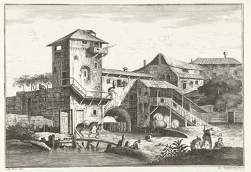 Maison avec tour près de l