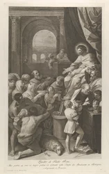 Saint Job recevant les dons du peuple, vers 1760-1800
