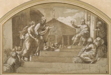 Martha amenant Marie-Madeleine au Christ